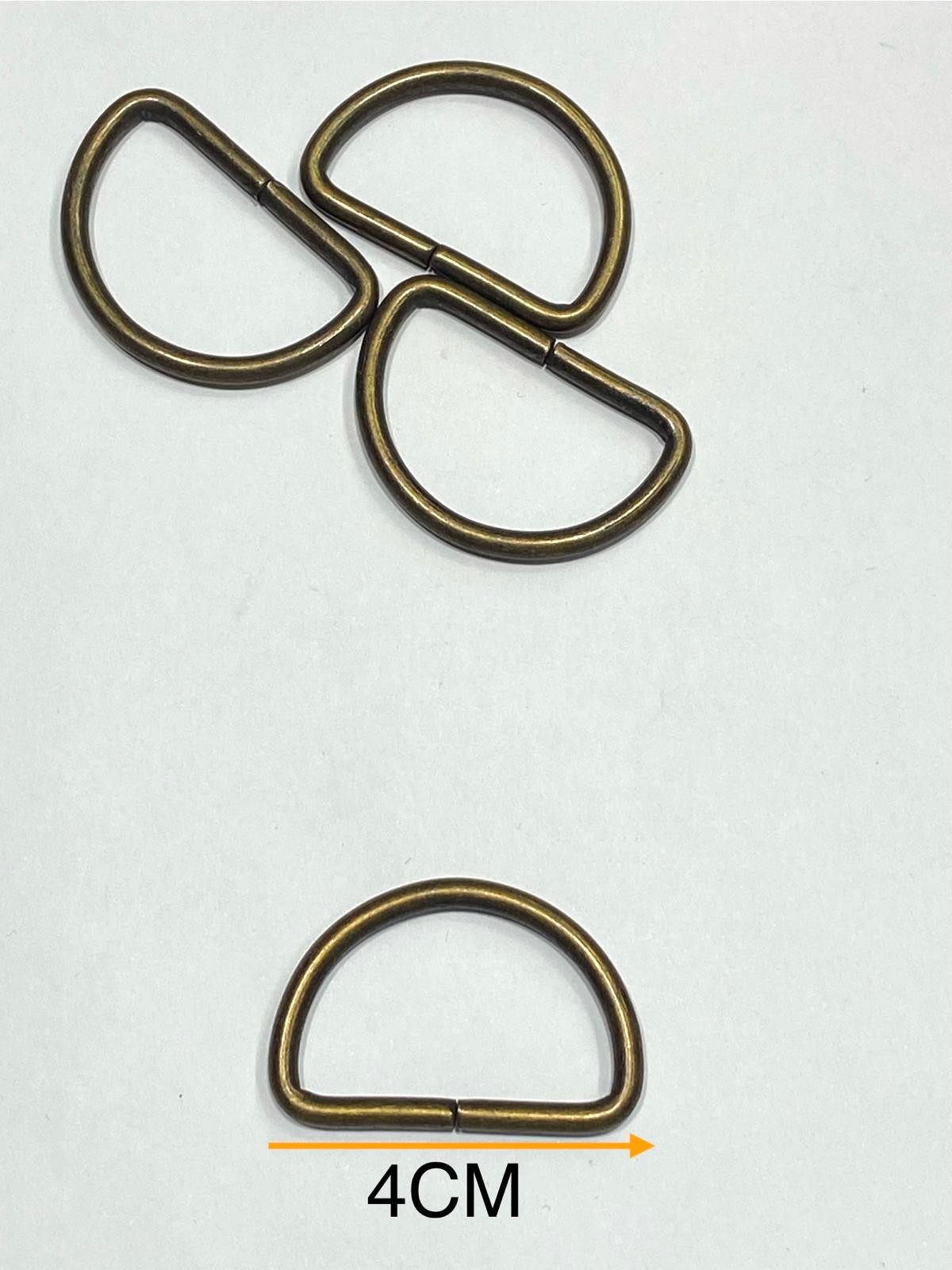 Çanta Halkası D Demir 4 Cm 4 Lü Set