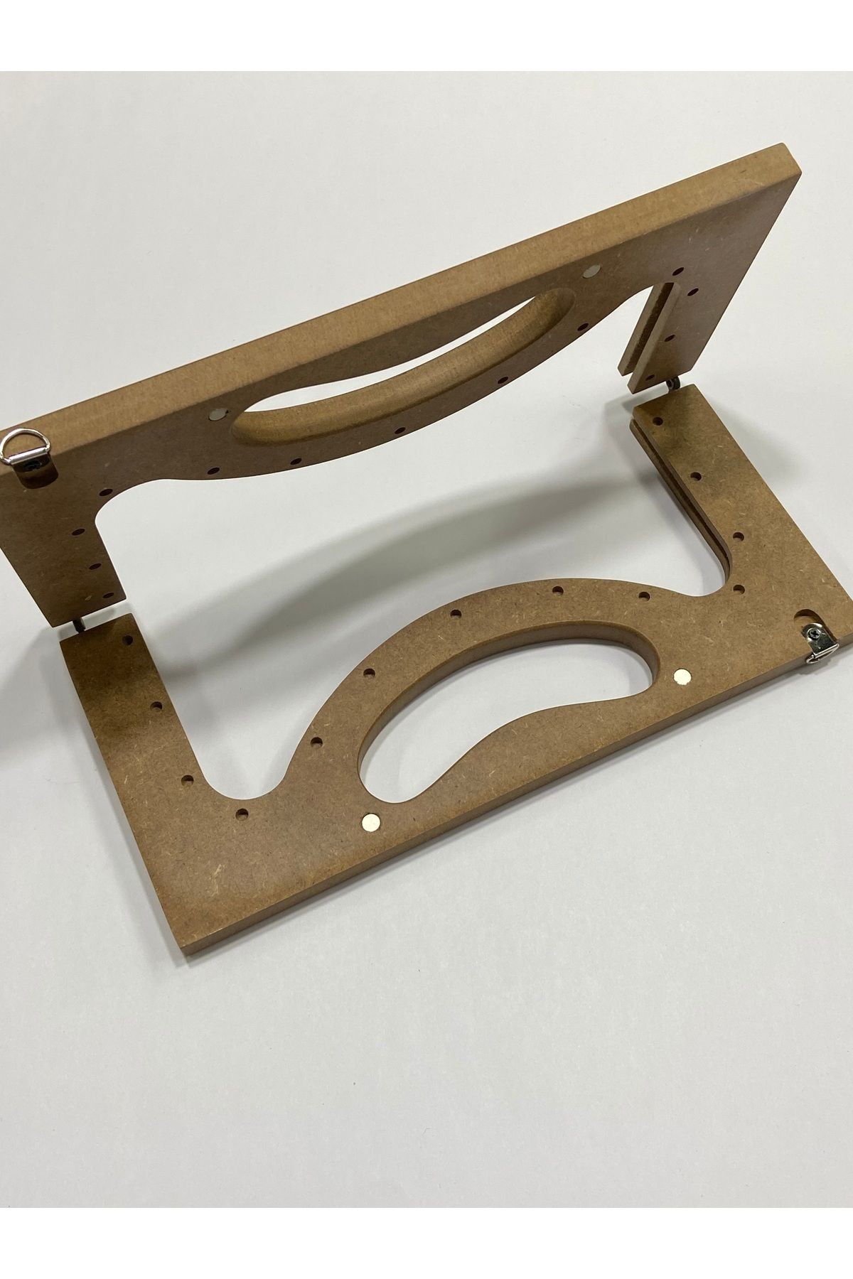 Ahşap Çanta Bursu / El Geçmeli Burs / 25 cm