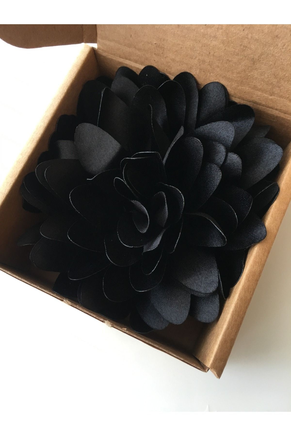 Broş/saten Kumaş Çiçek Broş (15 CM)