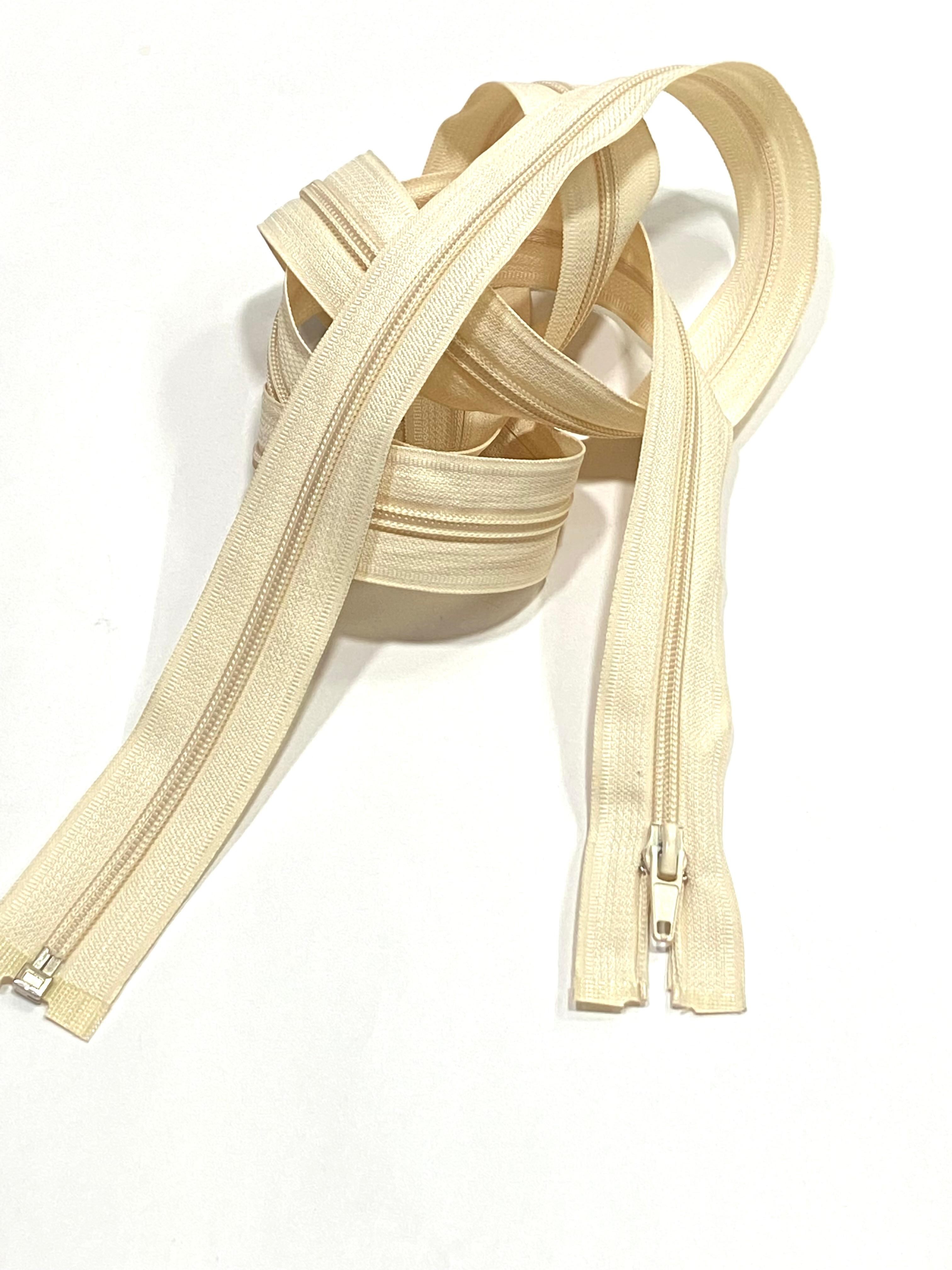 Ferace Fermuarı Orta Kalınlık 150 Cm Krem
