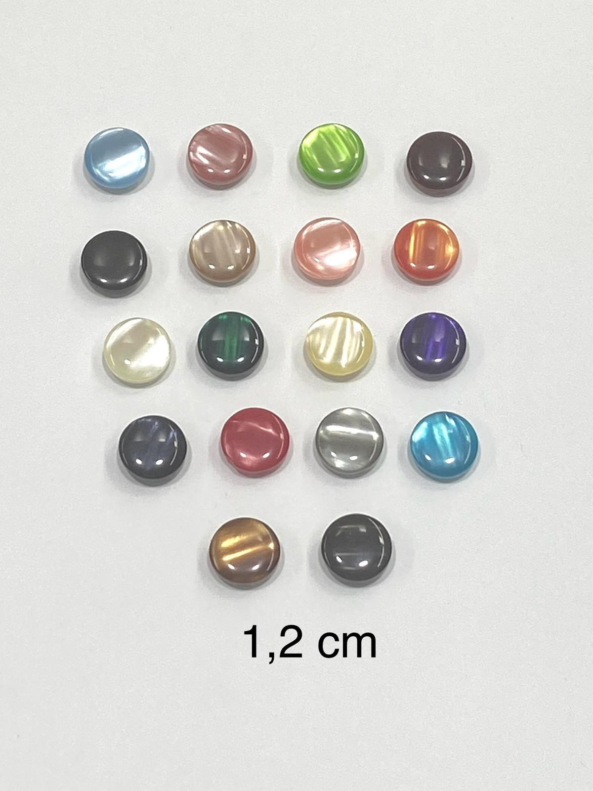 Bluz Düğmesi/ Sedefli Bluz Düğmesi / 1,2 cm / 10 adet / 2882 /