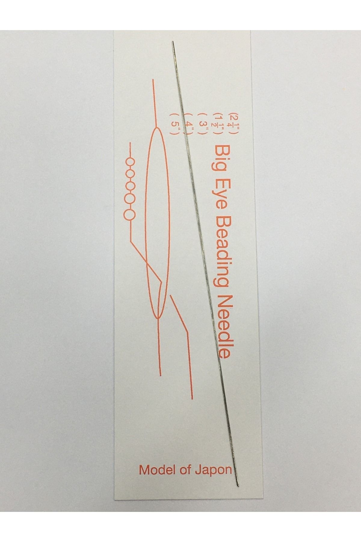 Karnıyarık Boncuk Iğnesi / Boncuk Dizim Iğnesi 6 Cm