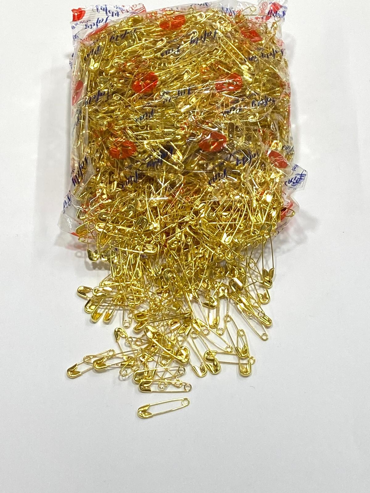 Gold Minik Çengelli İğne / Altın İğnesi / Sarı Çengelli İğne / 1 Kutu (1728 adet)