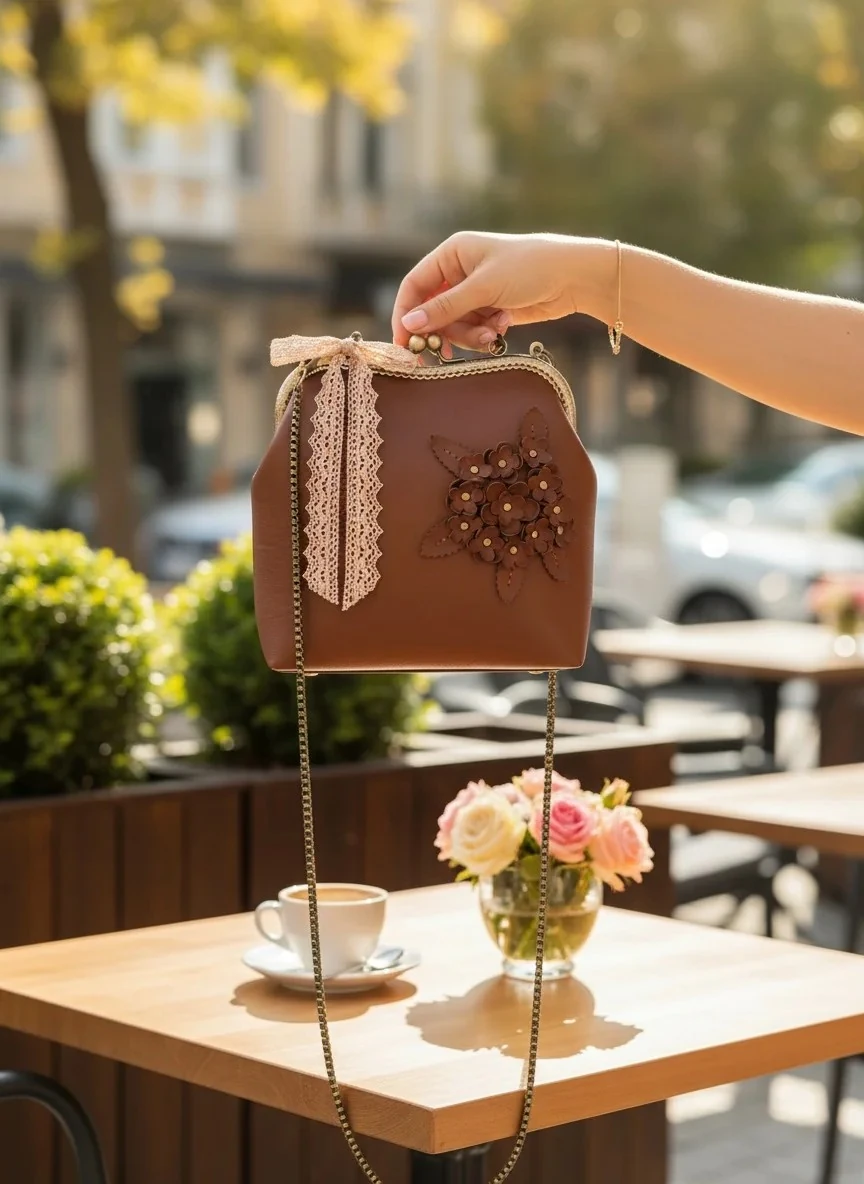 Hakiki Deri Çanta / %100 El Yapımı / Vintage Model