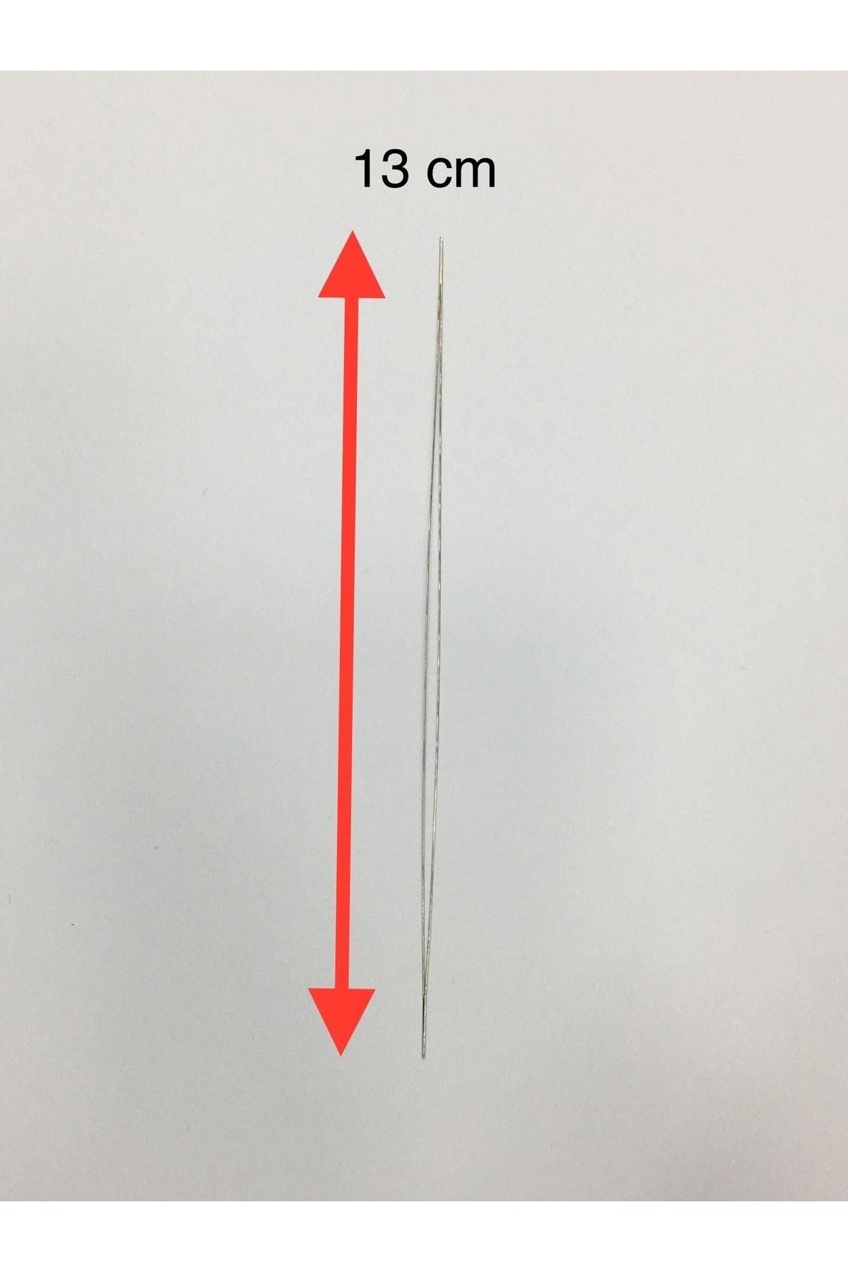 Karnıyarık Boncuk Iğnesi / Boncuk Dizim Iğnesi 13 Cm
