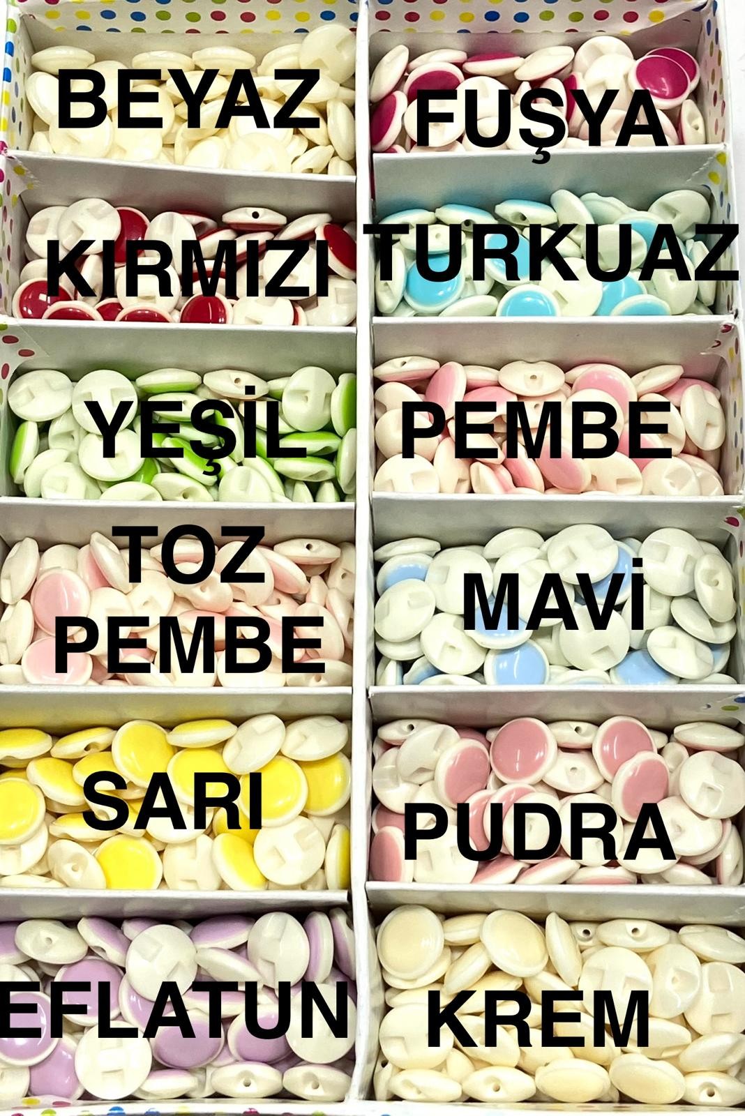 Bebek Düğmesi / Bonibon Model / 10 Adet /