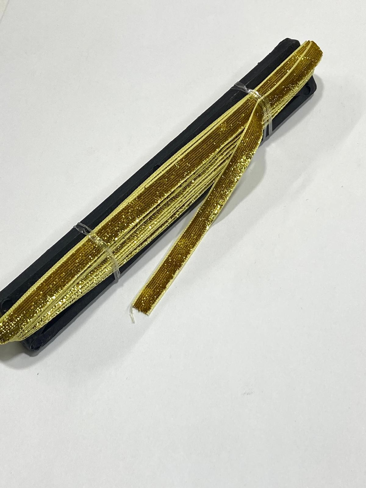 Simli Kadife Kurdele 5 Metre - 0,6 cm ( 6 mm )