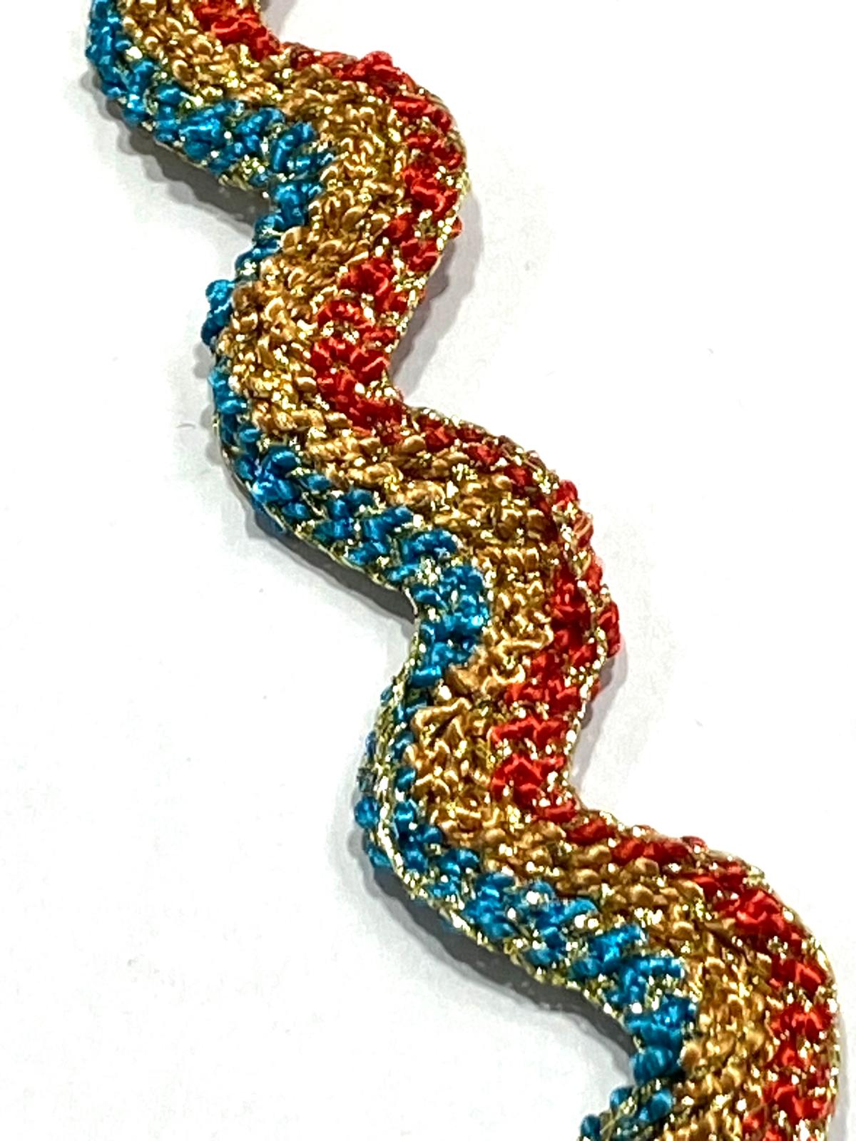 Zikzak Su Taşı Şerit / Kalın Otantik Zigzag Su Taşı / 3 metre