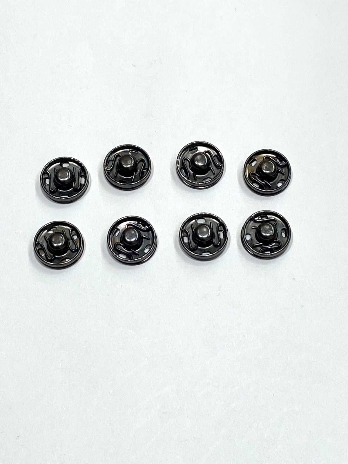 Metal Çıtçıt / Kaban Hırka Çıtçıtı / 6 lı set / 1,5 cm /