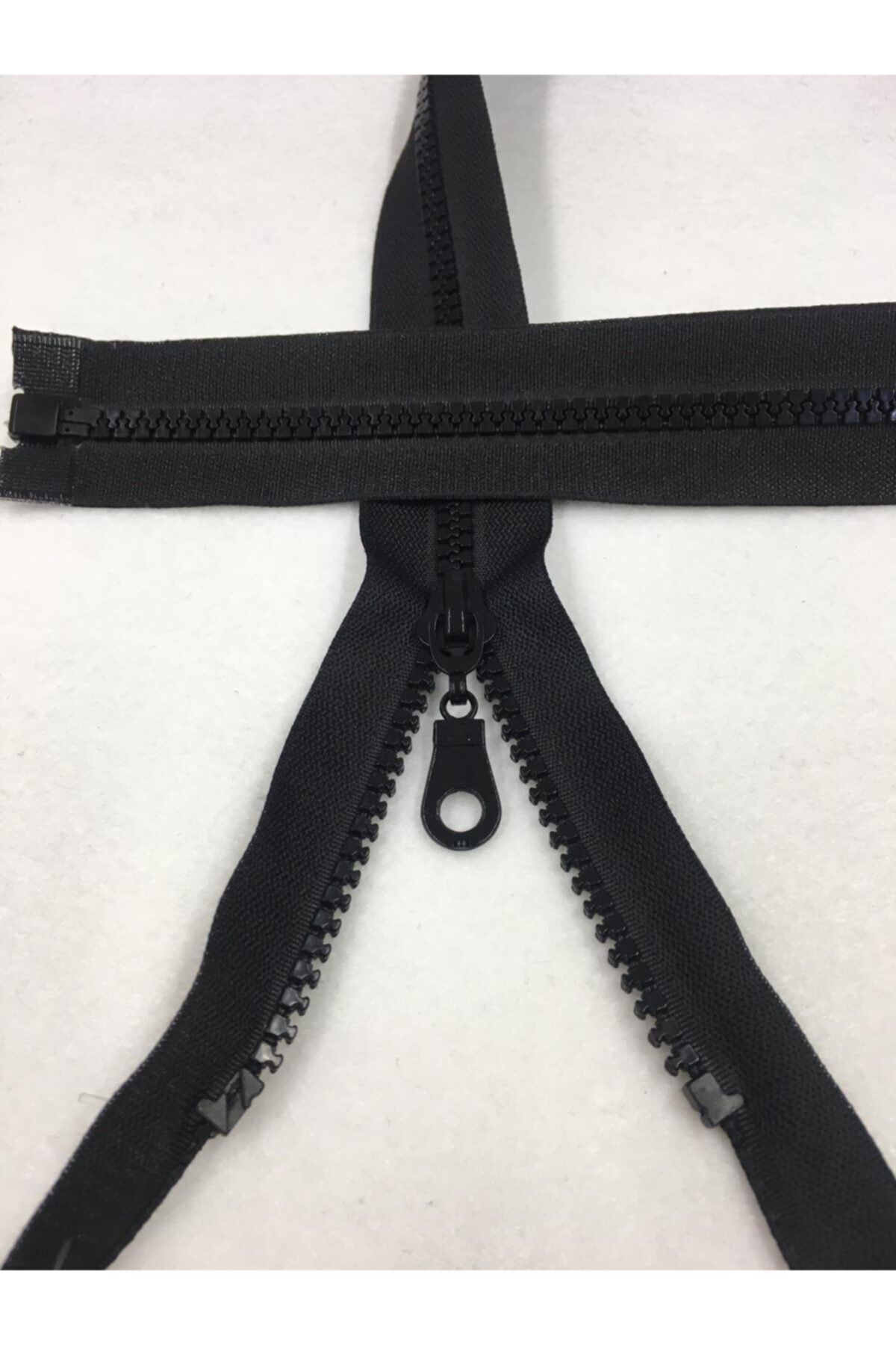 Kaban Mont Fermuarı 80 Cm Siyah