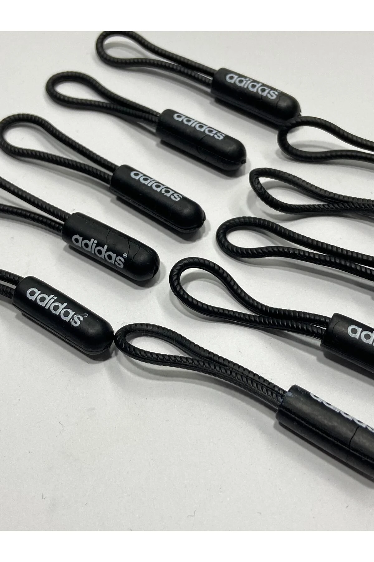 Fermuar Elcik İpi Yazılı 10 Adet Siyah