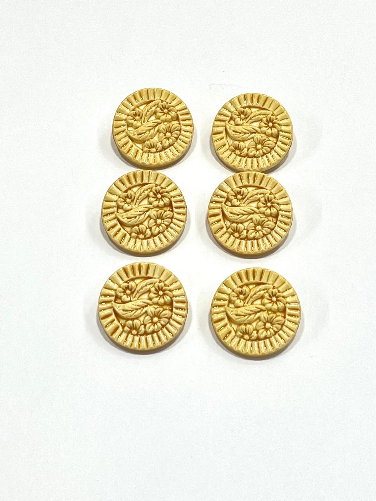 Vintage Tarzı İtalyan Düğme / 6 lı set / 2913 /