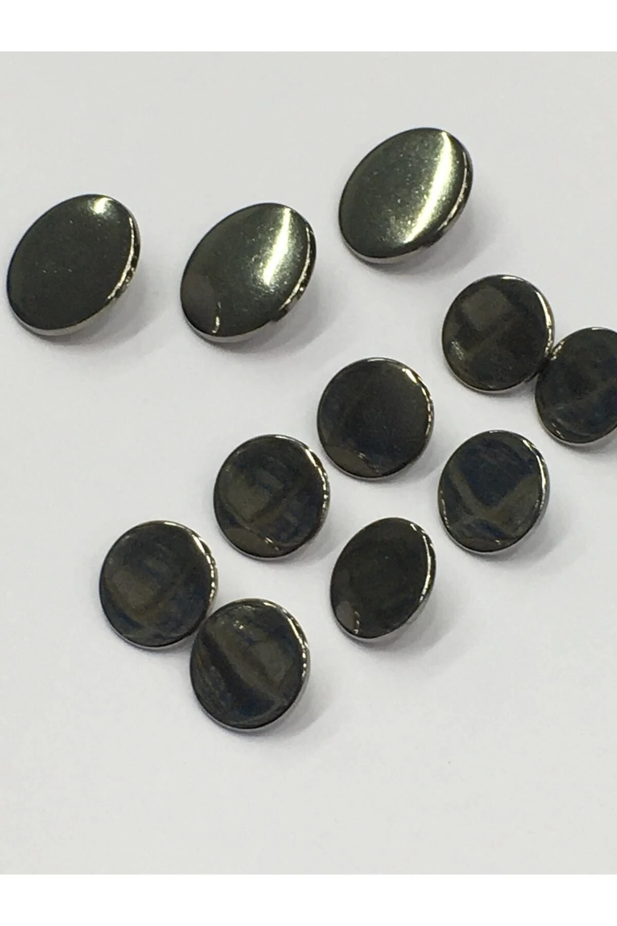 Blazer Ceket Düğmesi Düz Metal Para Model Antrasit