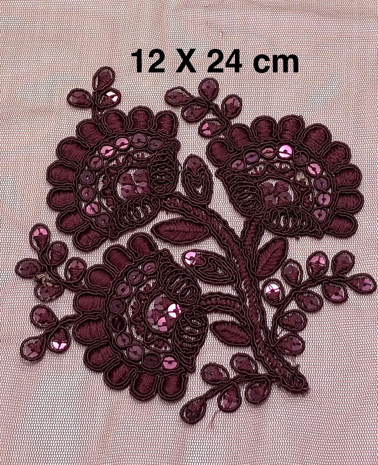 Aplike Güpür / 2 li Aplike / Pullu Aplike / Kıyafet Aplikesi