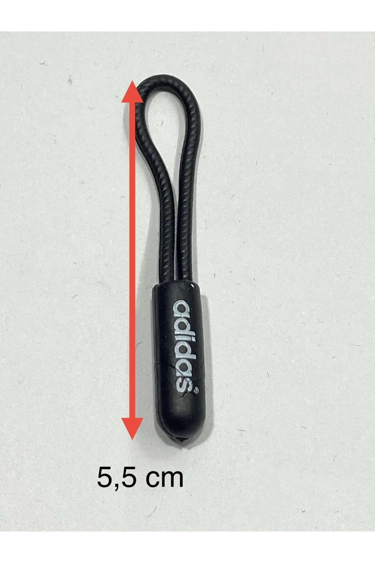 Fermuar Elcik İpi Yazılı 10 Adet Siyah