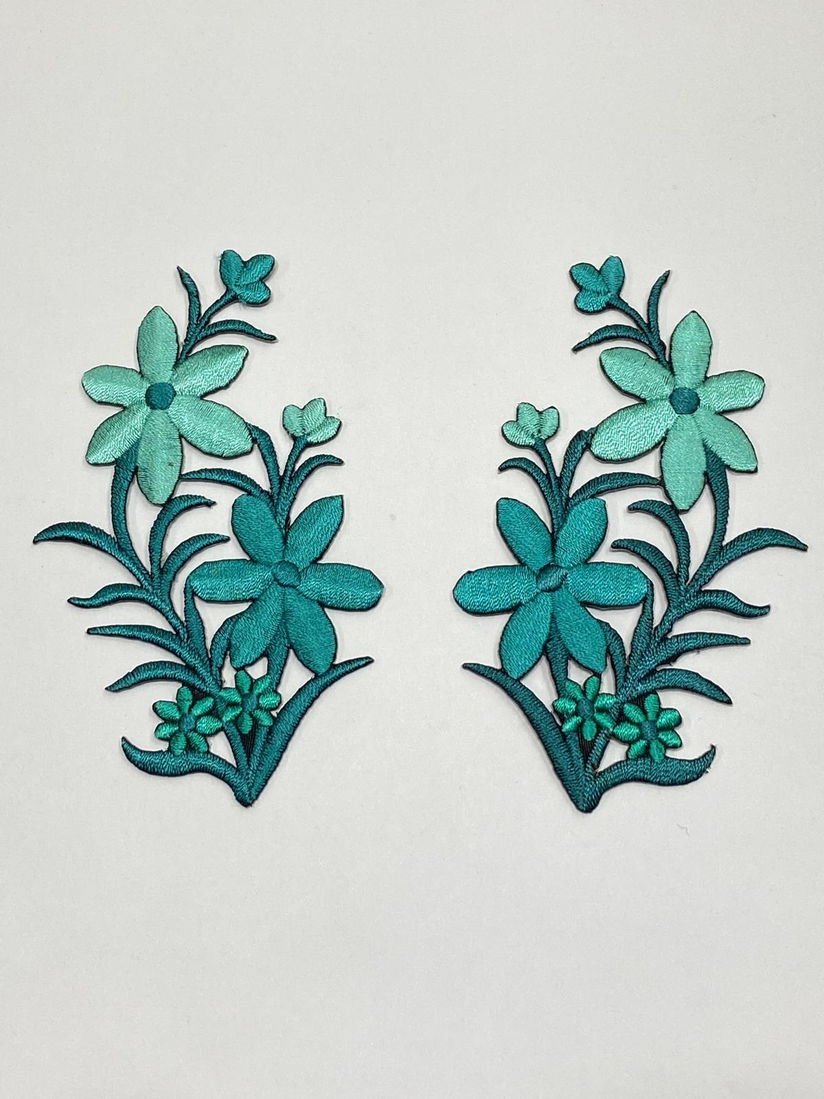 Renkli Ütüyle Yapışan Nakış Aplikesi/ Renkli Aplike 2 li set