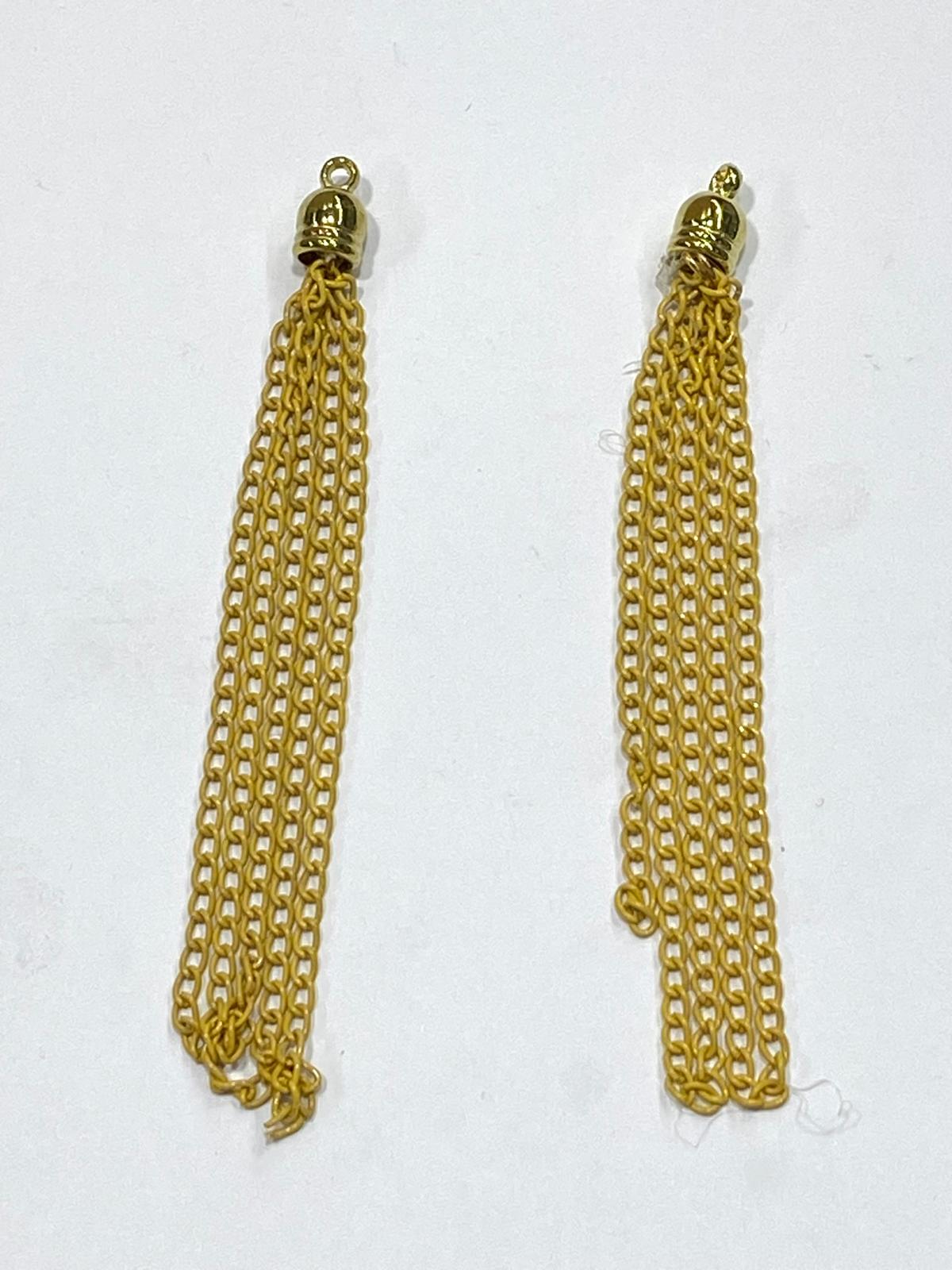 Zincir Püskül / 2 li Set / 10 cm