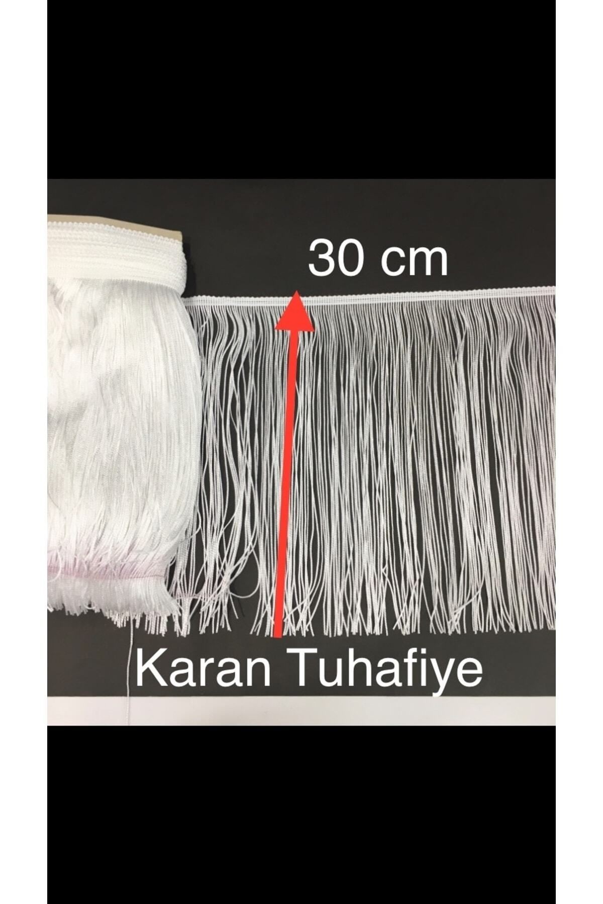 Püskül Saçak Beyaz 30 Cm 1 Metre