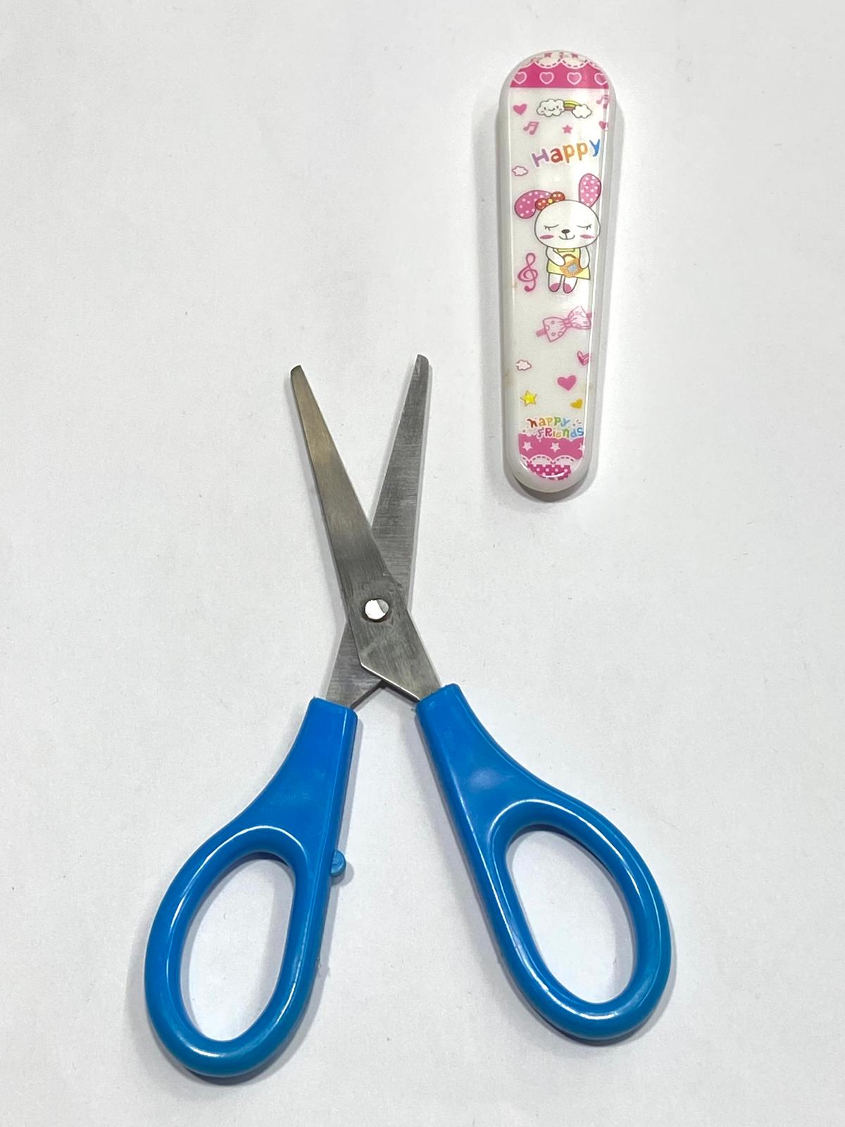 Çocuk Makası / Kılıflı Çocuk Makası / Çok Amaçlı Makas / 14 cm