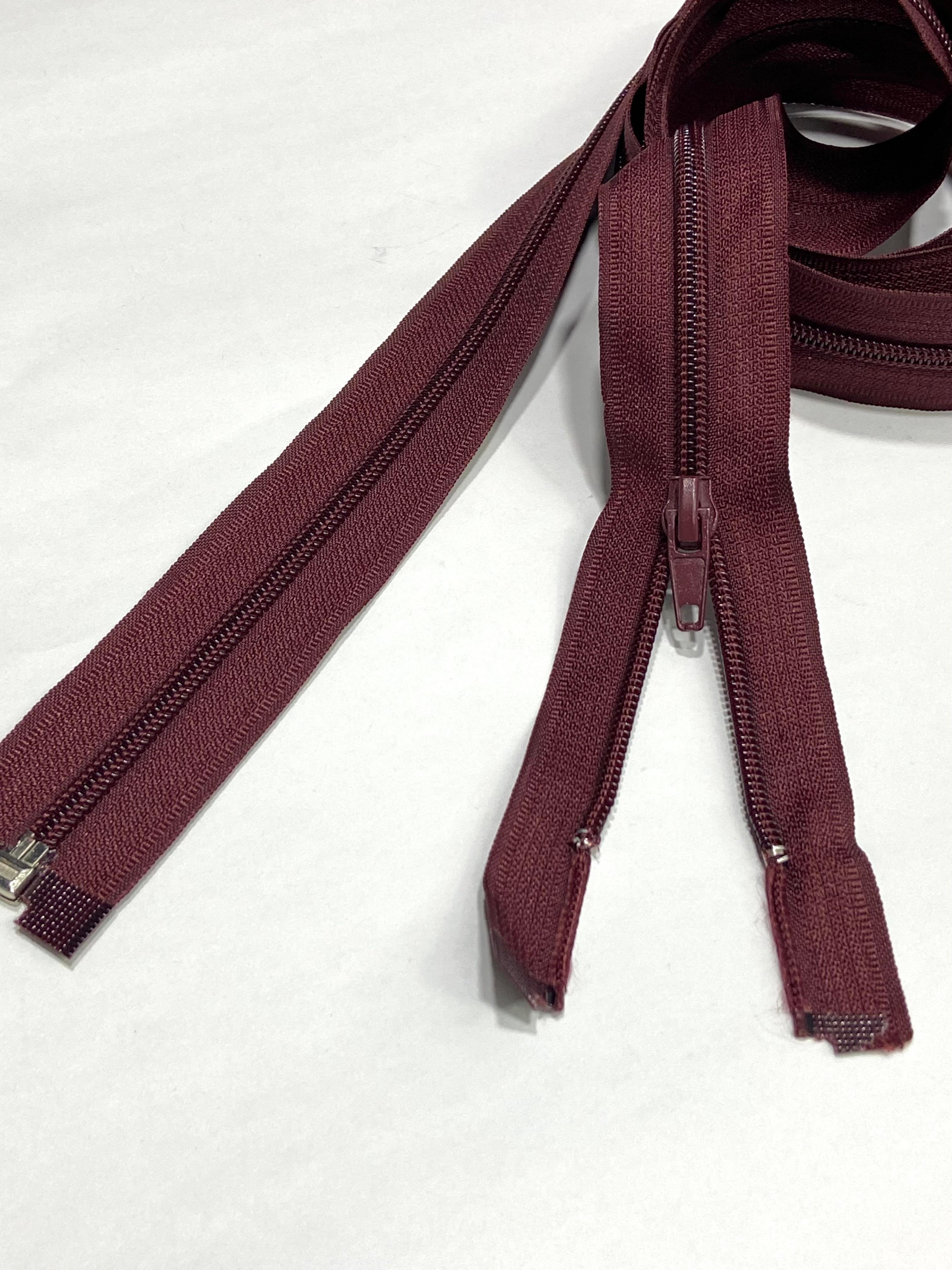 Ferace Fermuarı Orta Kalınlık 150 Cm Bordo