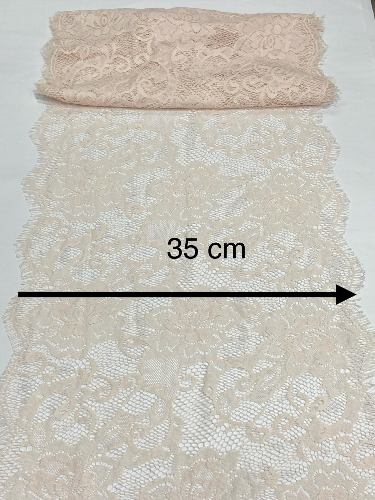 Geniş Dantel / Geniş Yumuşak Dokulu Dantel / 2,30 Metre