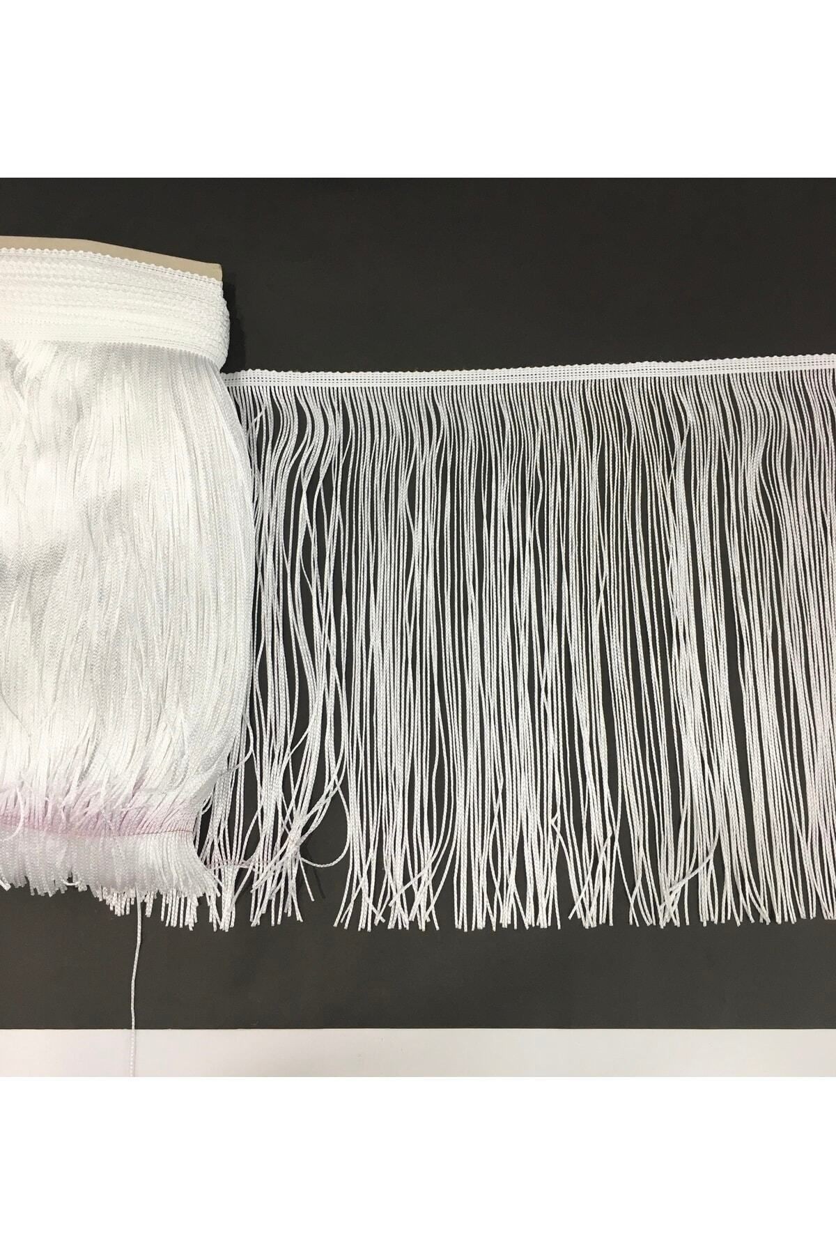 Püskül Saçak Beyaz 50 Cm 1 Metre
