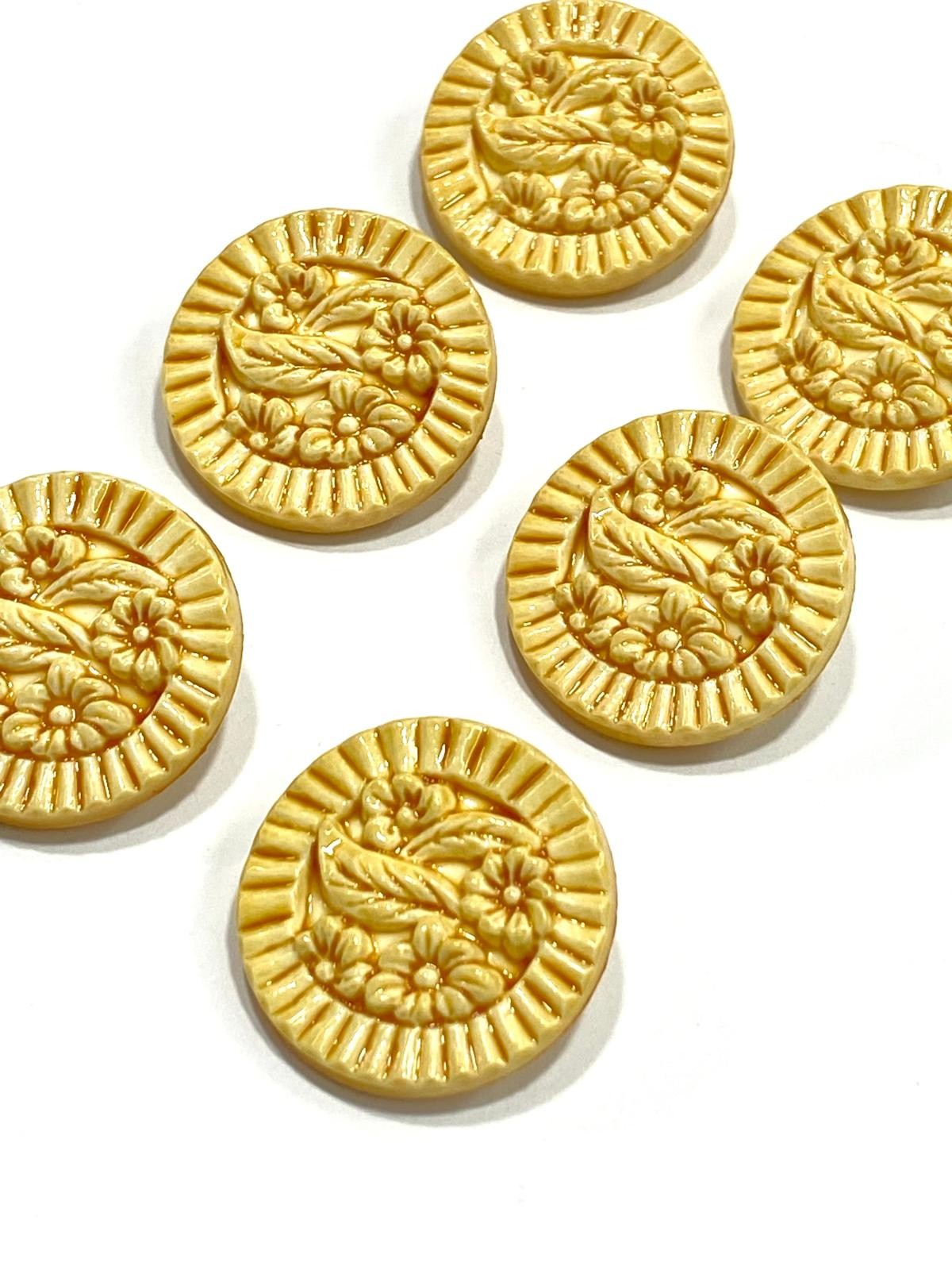 Vintage Tarzı İtalyan Düğme / 6 lı set / 2913 /