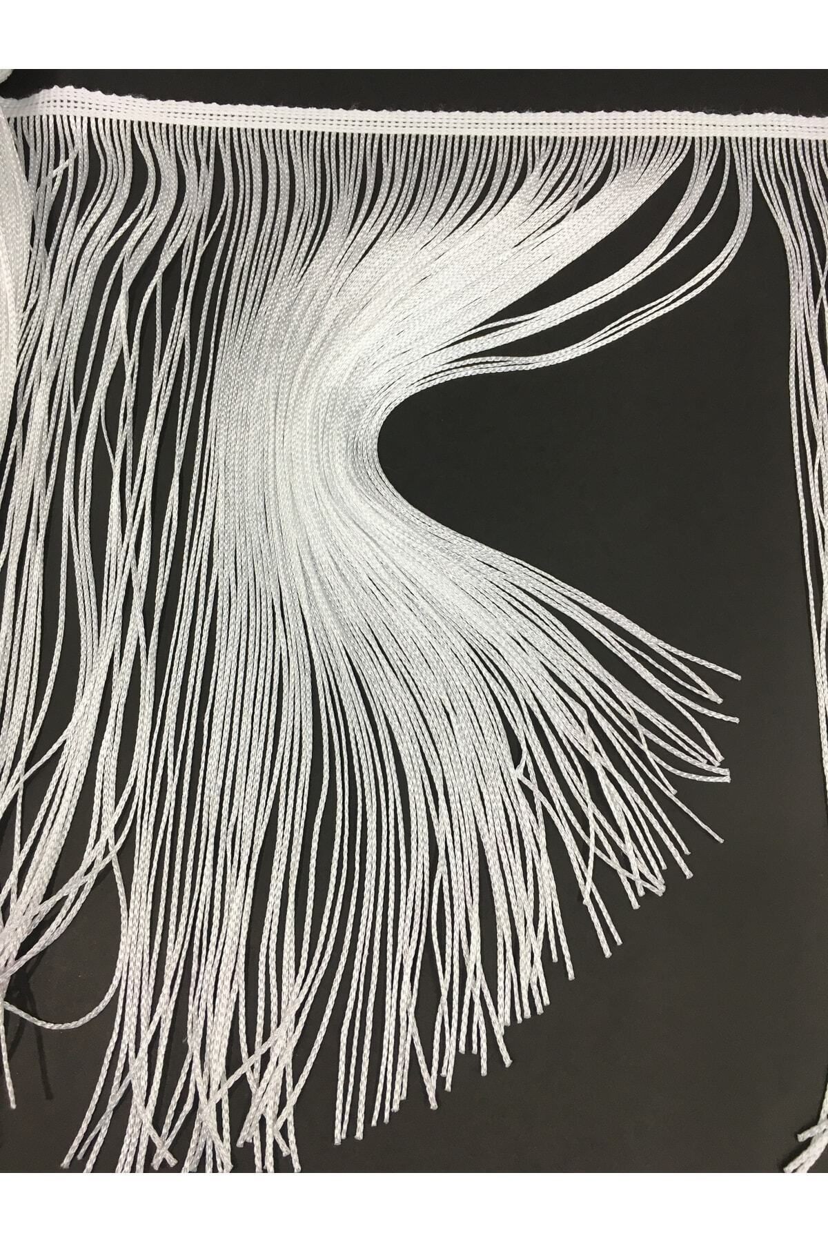 Püskül Saçak Beyaz 50 Cm 1 Metre