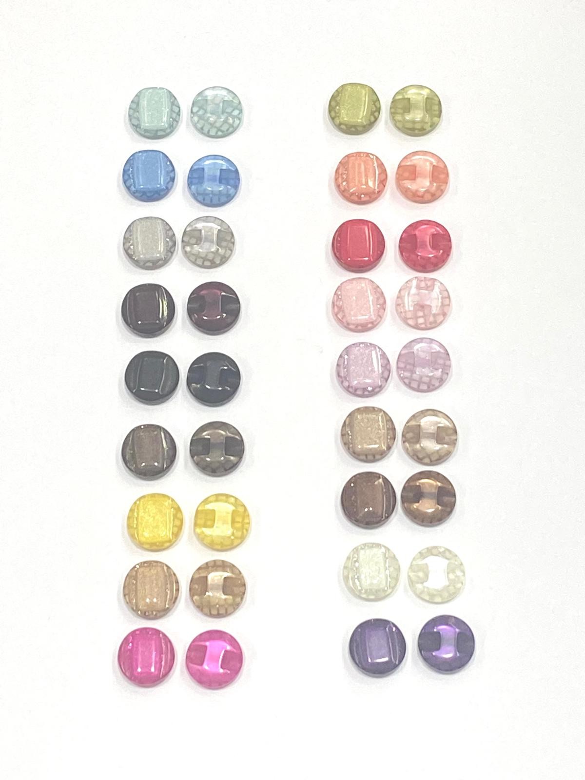 Bluz Düğmesi/ Simli Bluz Düğmesi / 1,2 cm / 10 adet / 2881 /