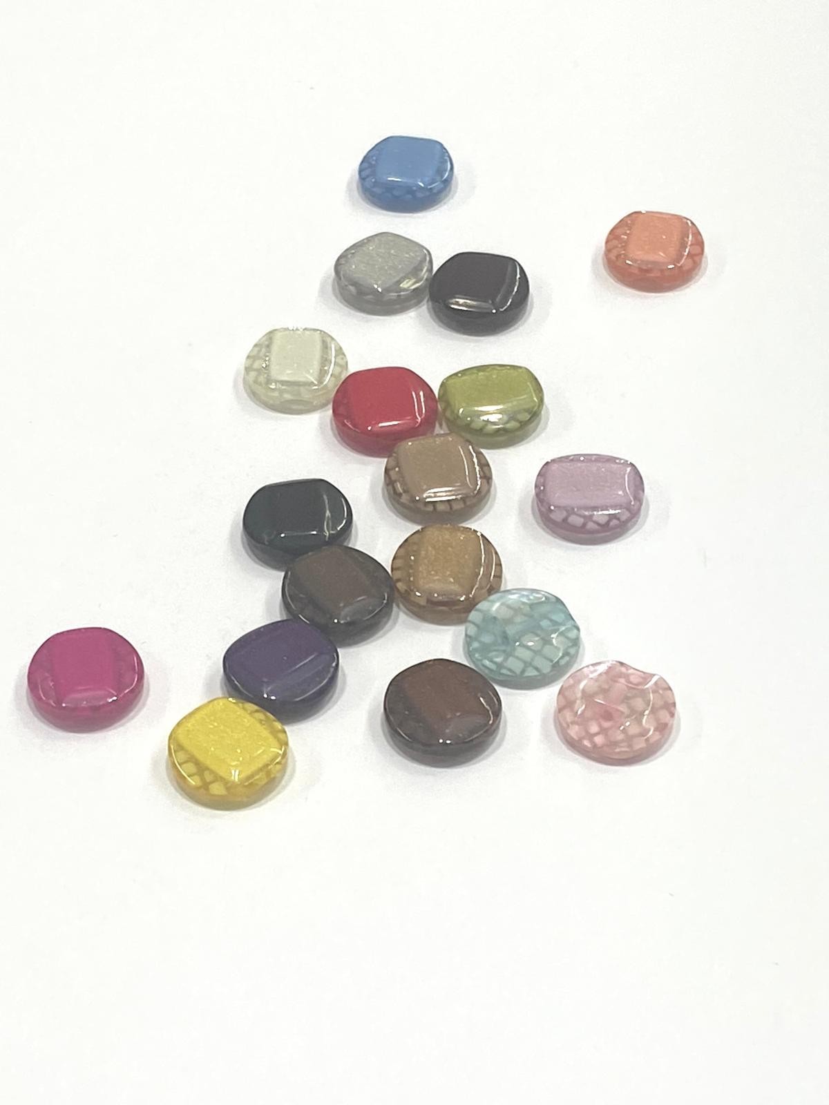 Bluz Düğmesi/ Simli Bluz Düğmesi / 1,2 cm / 10 adet / 2881 /