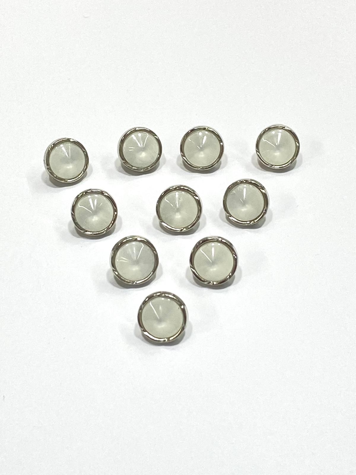 Bluz Gömlek Düğmesi/Metalize(Plastik) Düğme / 10 lu set / 1 cm