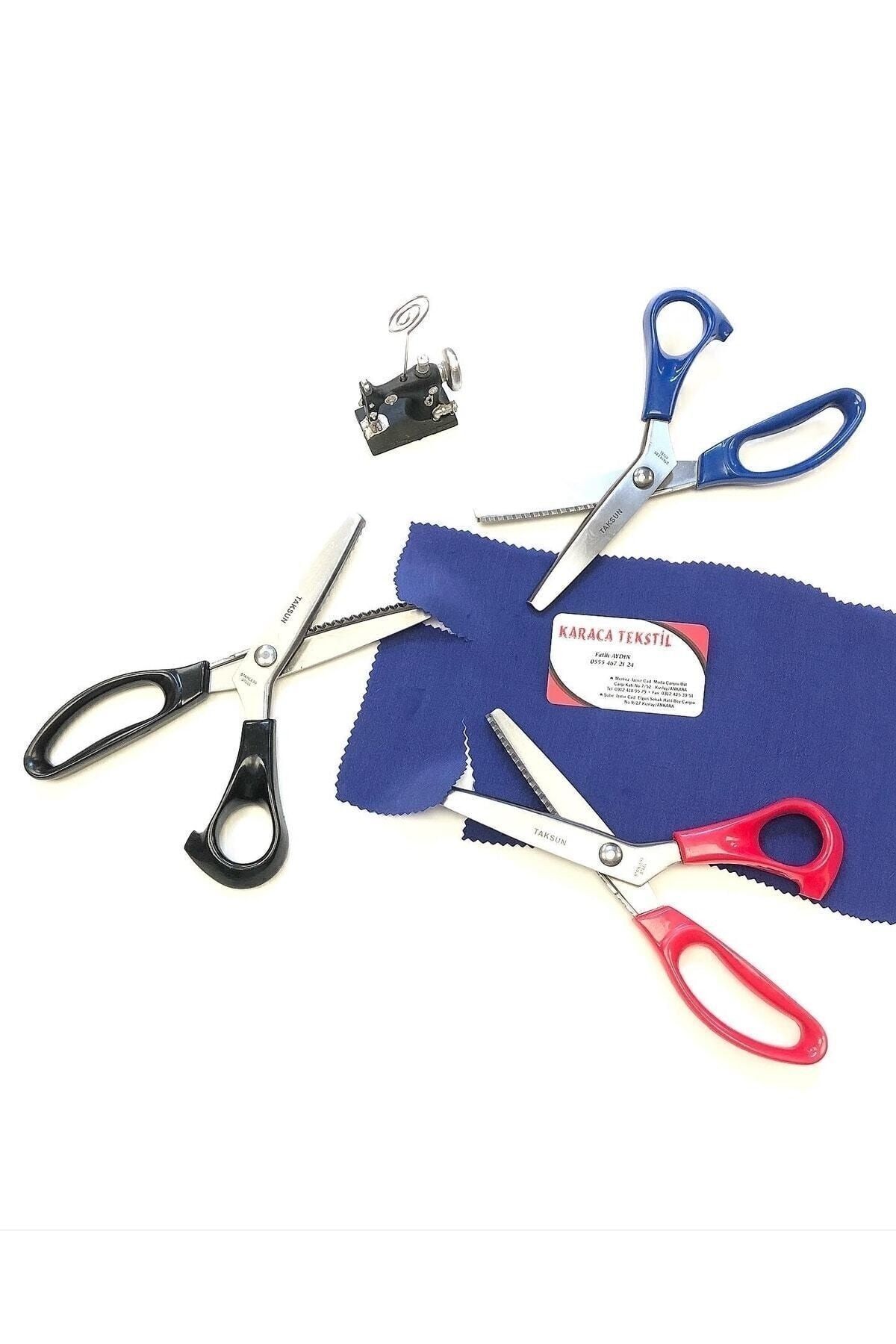 Prestij Boncuk Zig Zag Kesim Terzi Sürfile Makası 23.5 Cm