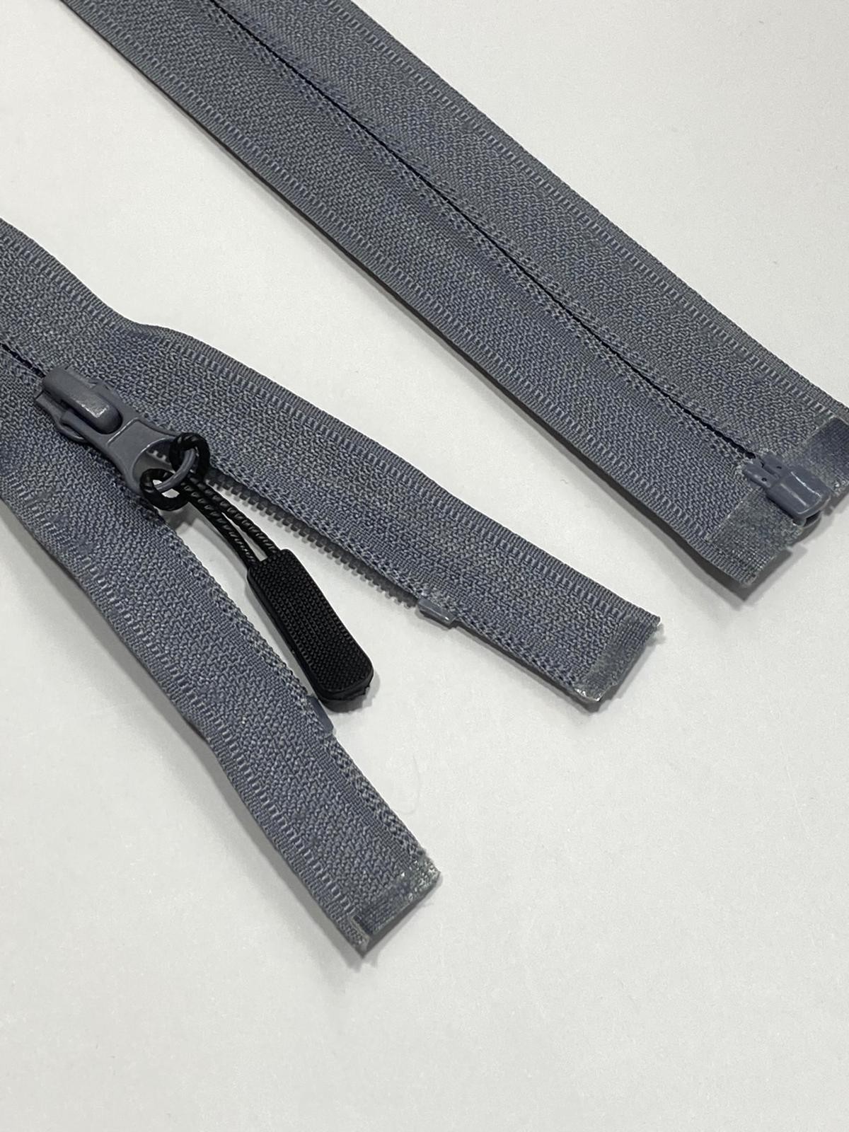 Eşofman Mont Fermuarı / Ters Diş / 70 cm / Gri