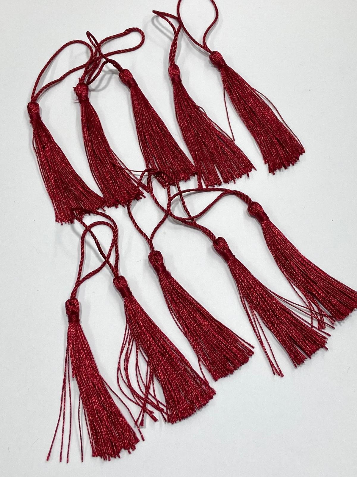 Floş Püskül / 7 cm İnce Püskül / 10 lu set