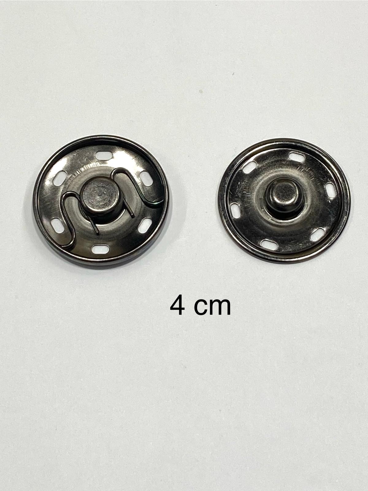 Metal Çıtçıt / Kaban Hırka Çıtçıtı Büyük Boy Çıtçıt/ 2 li set / 4 cm /