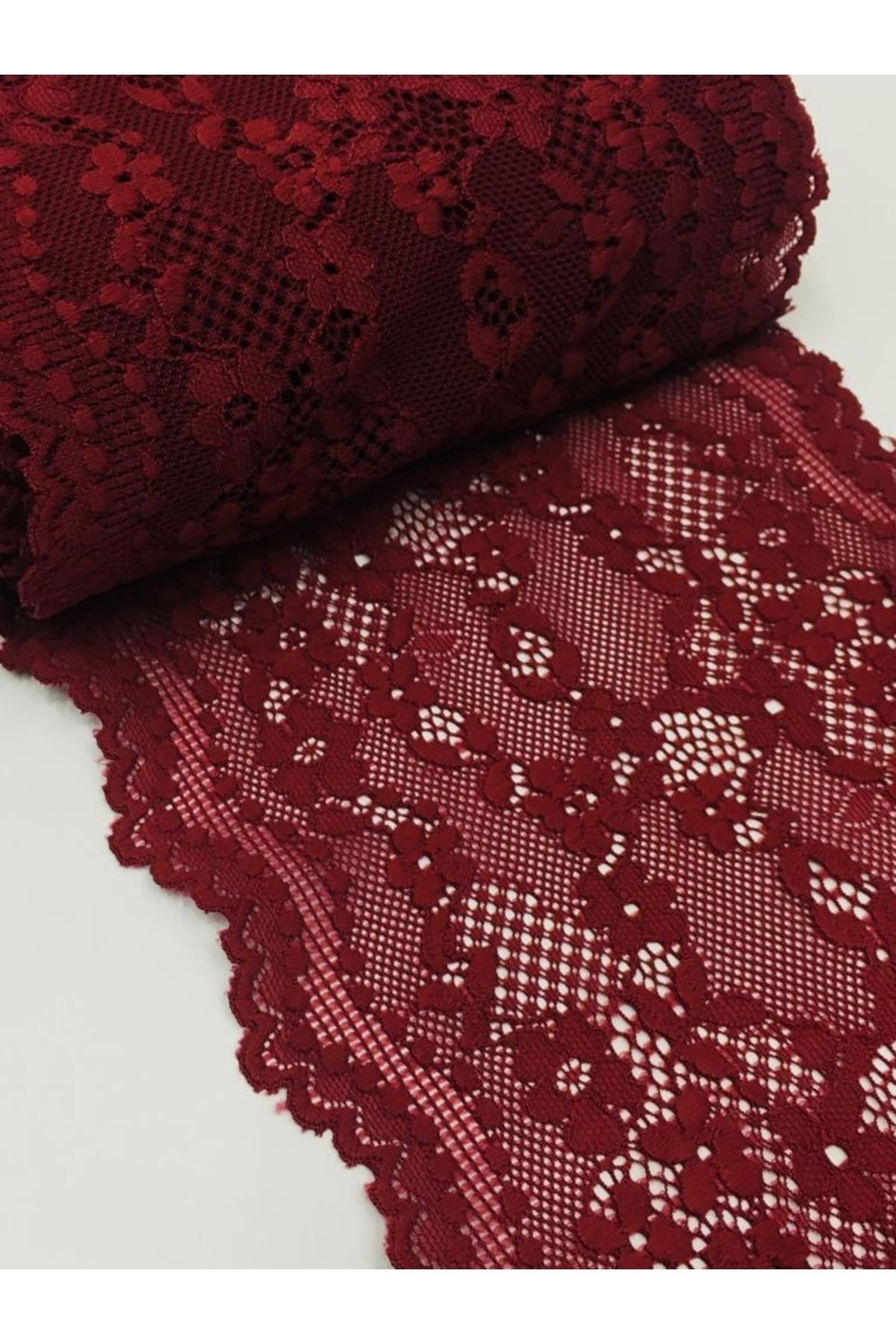 Likralı dantel esnek dantel 1 metre