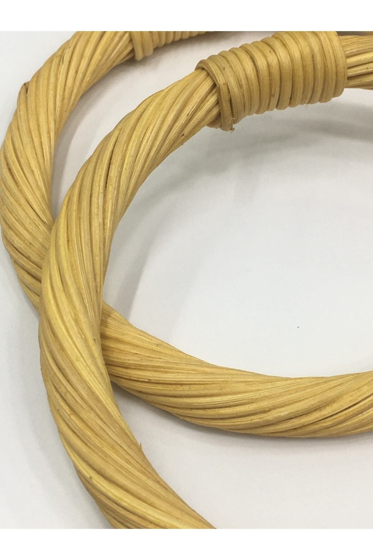 Bambu Çanta Sapı Koyu Ahşap 14 Cm