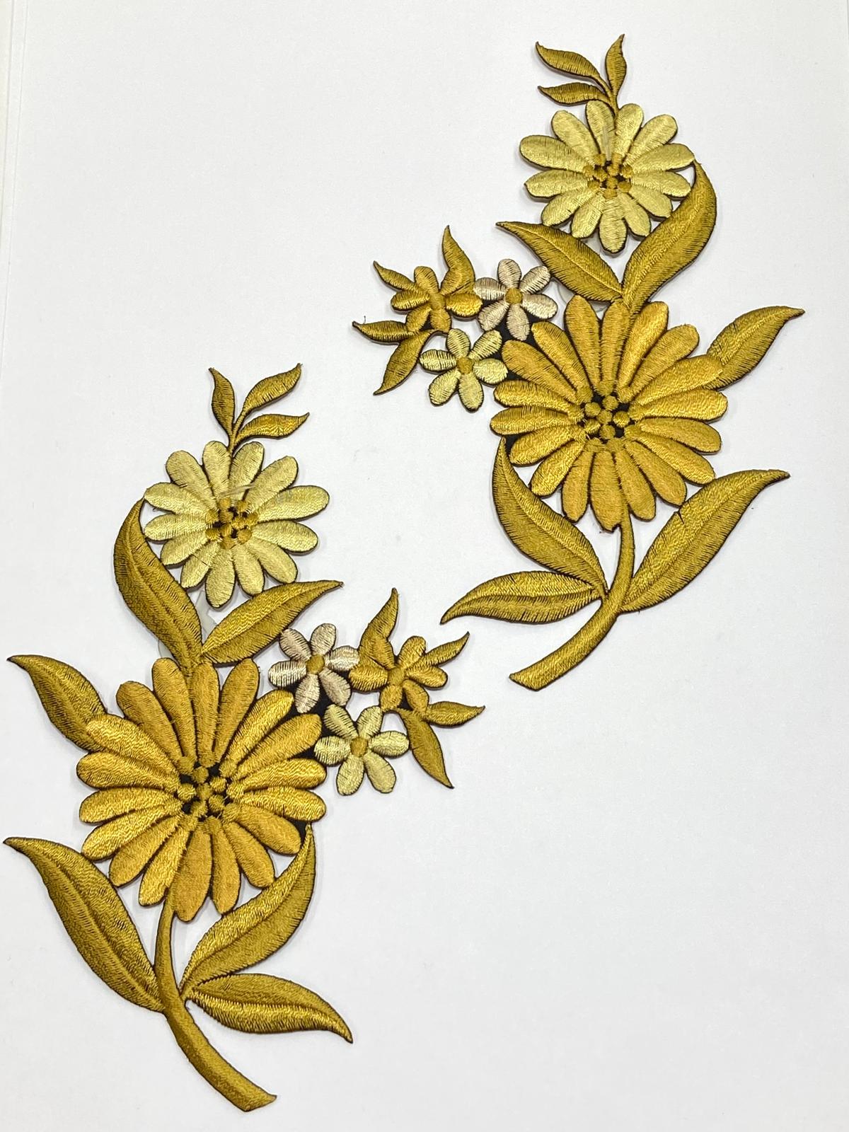 Renkli Ütüyle Yapışan Nakış Aplikesi/ Orta Boy Renkli Aplike 2 li set