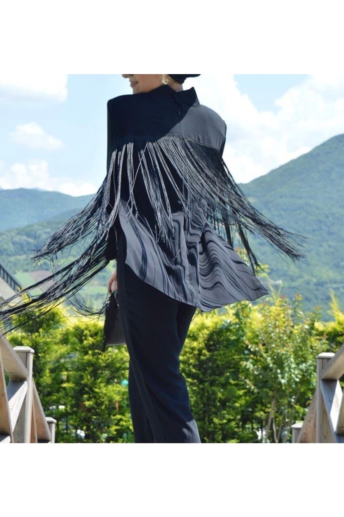 Püskül Saçak Beyaz 30 Cm 1 Metre