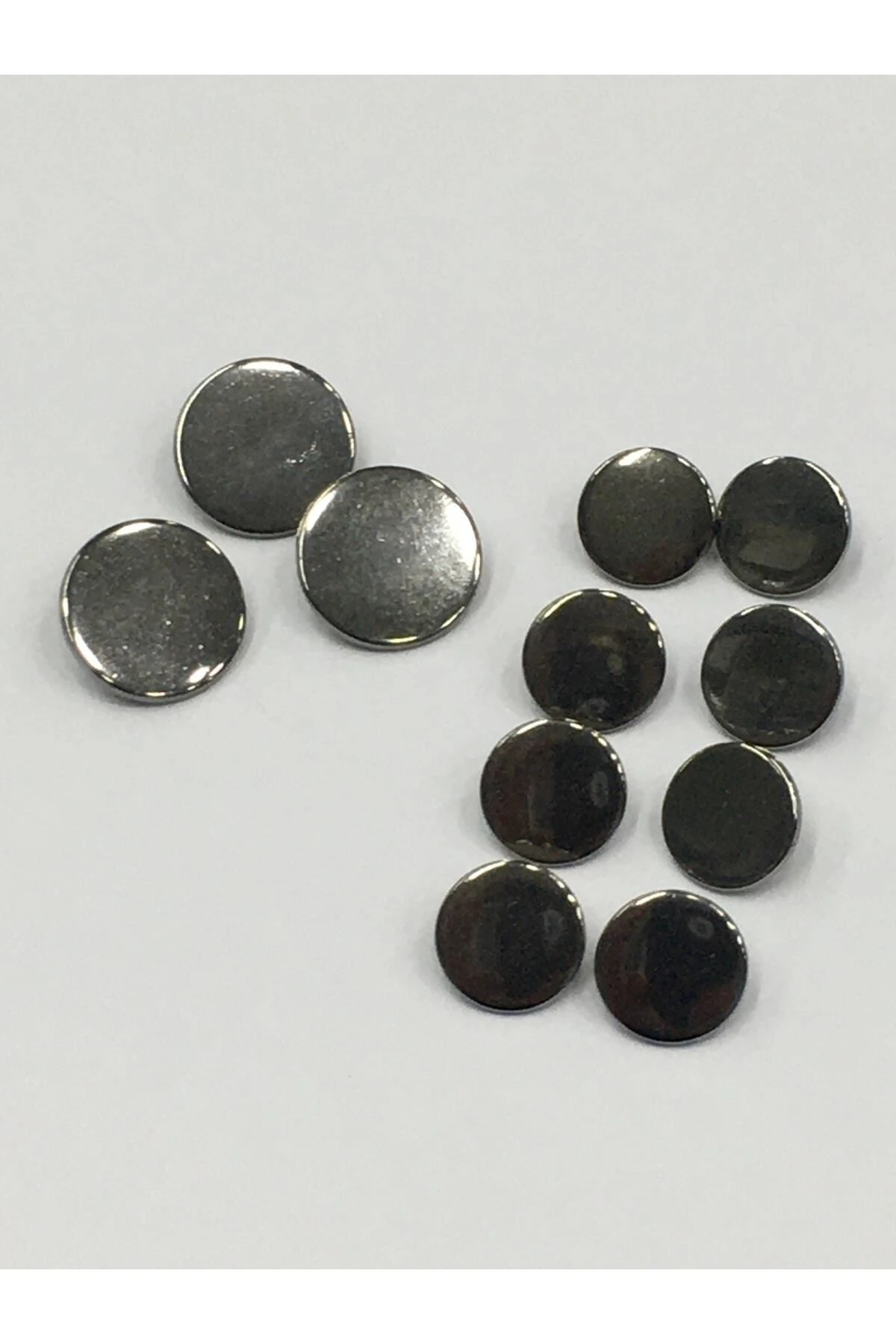 Blazer Ceket Düğmesi Düz Metal Para Model Antrasit