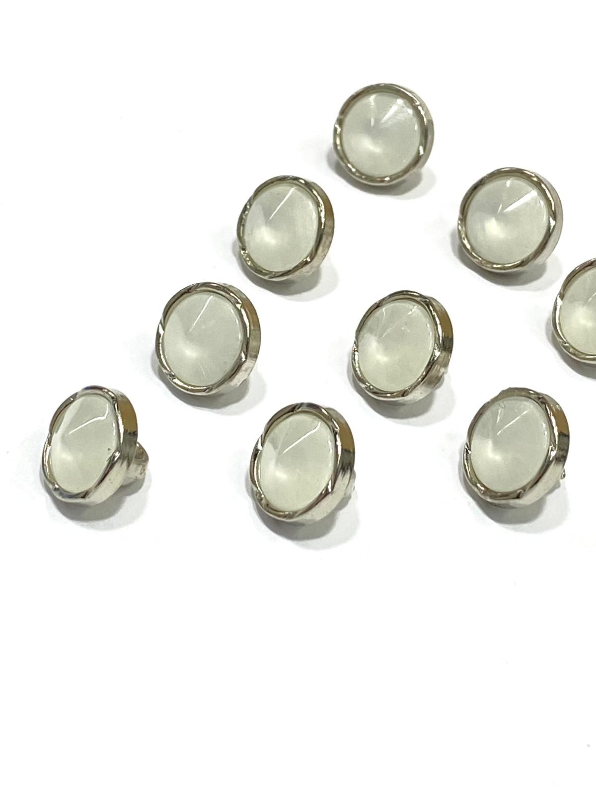 Bluz Gömlek Düğmesi/Metalize(Plastik) Düğme / 10 lu set / 1 cm