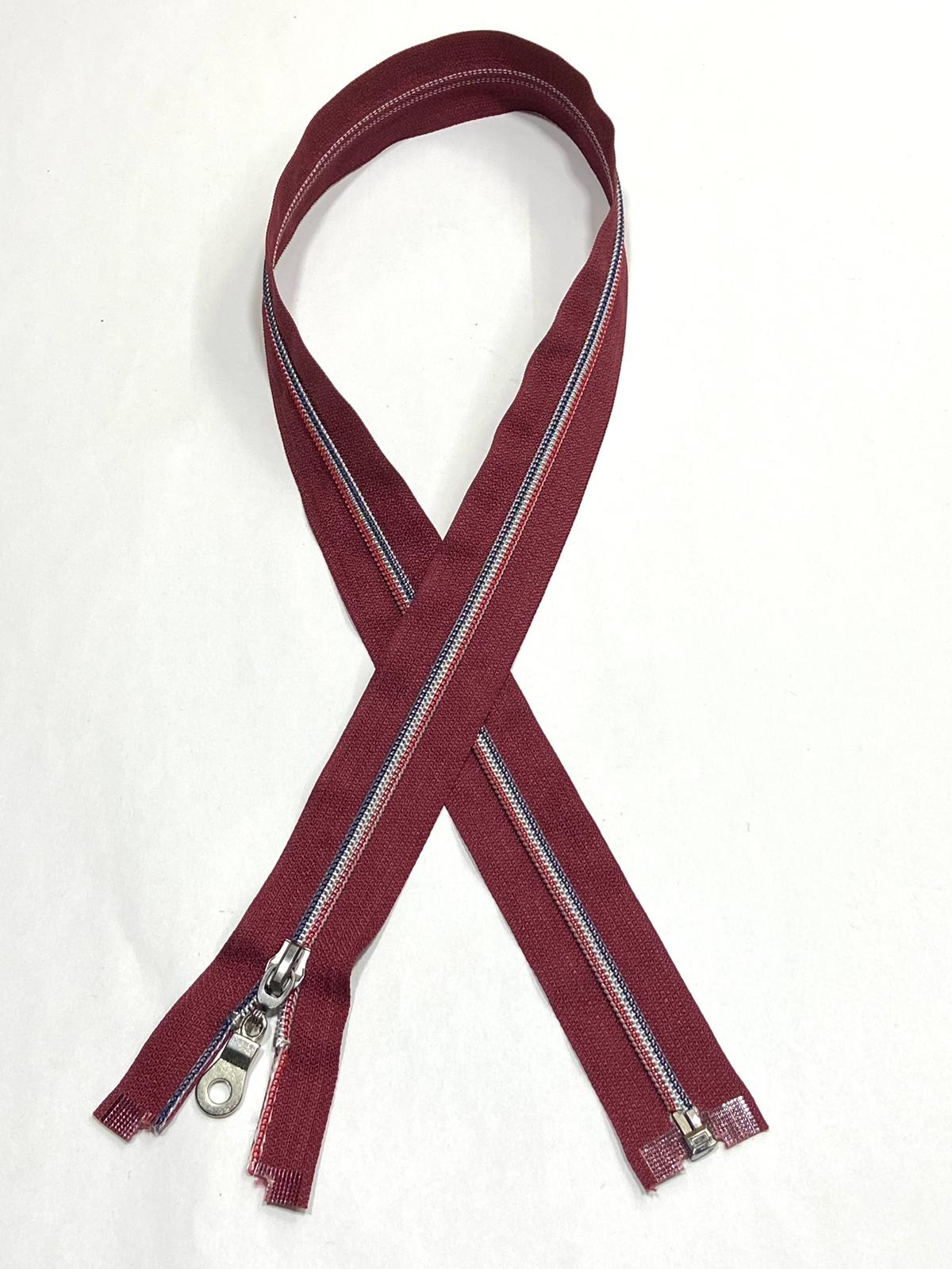 Eşofman Mont Fermuarı / 70 cm / Bordo Fransız Dikiş / msn036