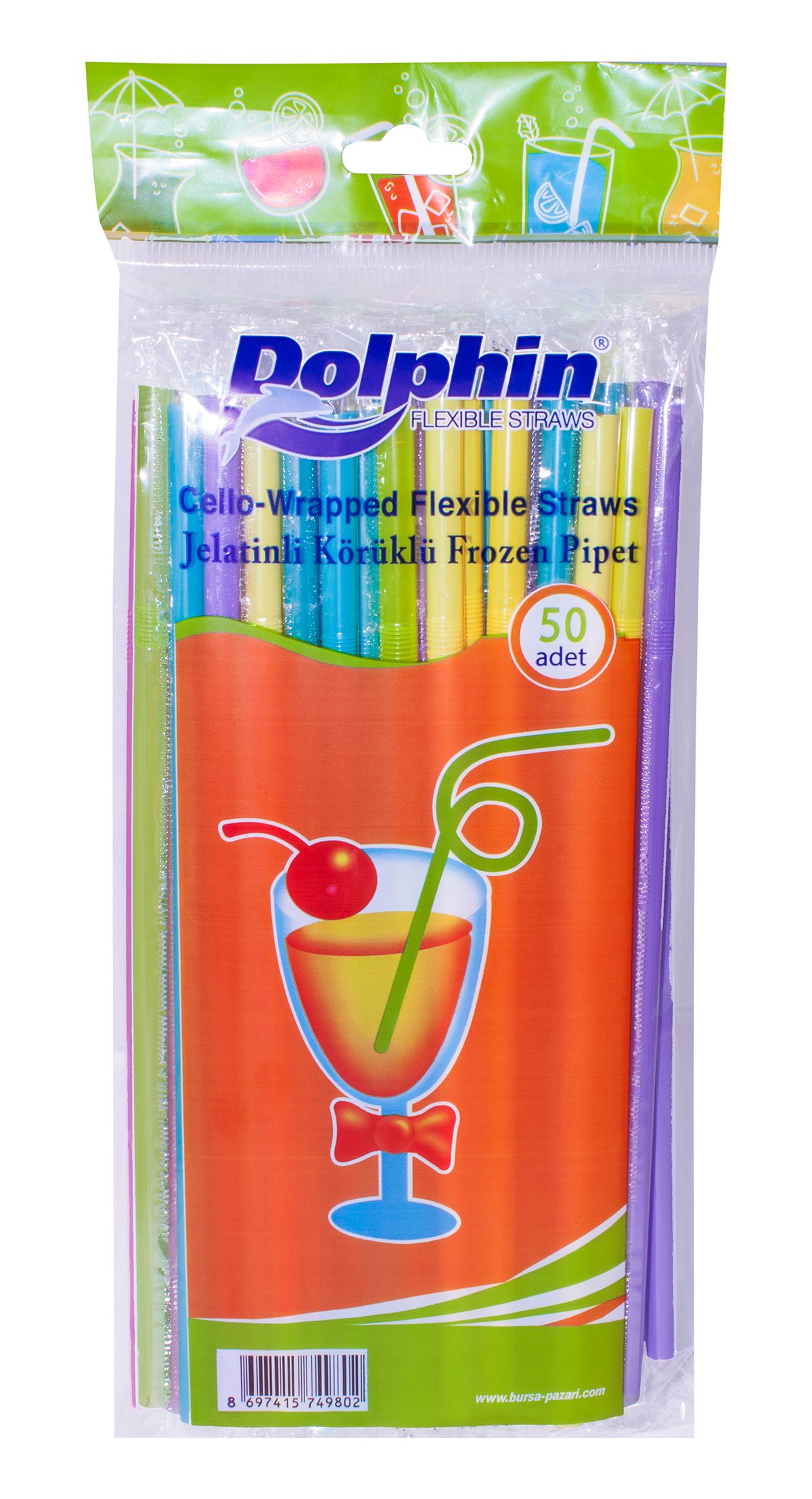 Dolphin Jelatinli Körüklü Frozen Pipet 50li