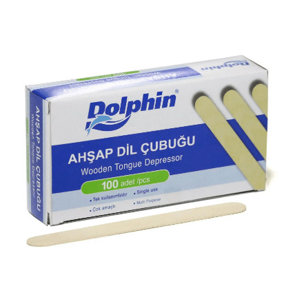 Dil Çubuğu Dolphin (Abeslang) - 100 Adet