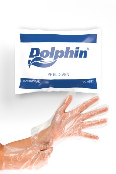 Dolphin Şeffaf Eldiven PE 100 Adet