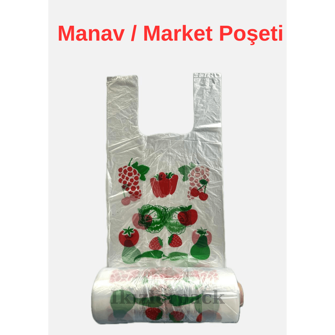 Baskılı Rulo Poşet ( Manav / Market Poşeti) 