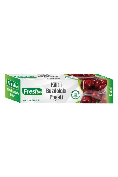 Fresh-Up Kilitli Buzdolabı Poşeti 17x23 12li