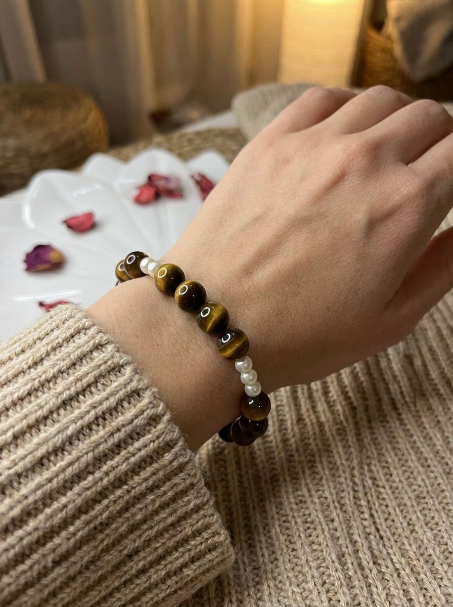 Kaplangözü tasarım doğaltaş bileklik