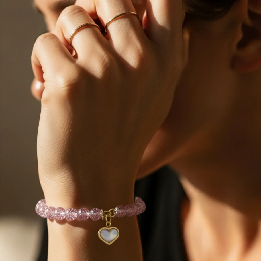 Necef doğal taş tasarım bileklik