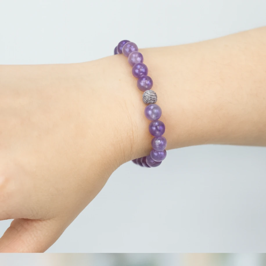 Ametist doğal taş bileklik